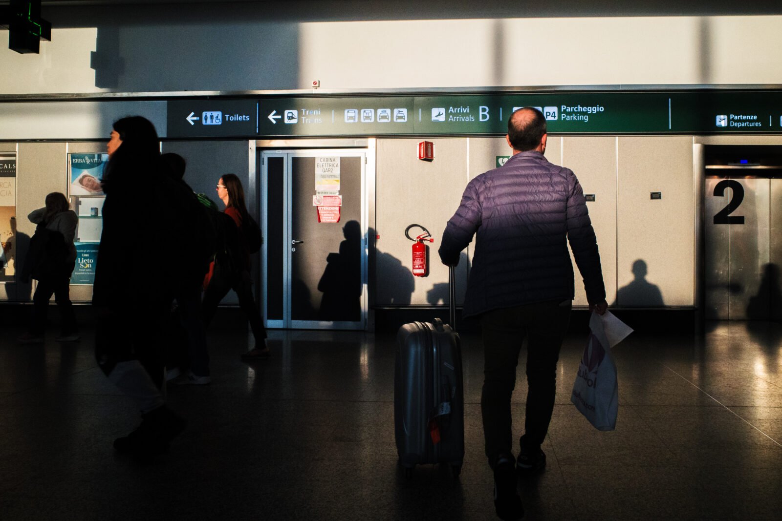 Street photograph, Malpensa, 2026
